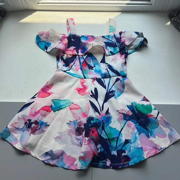 bardot junior blue dress Maia Mini Dress by Bardot Junior – Innocence and Attitude main image 1